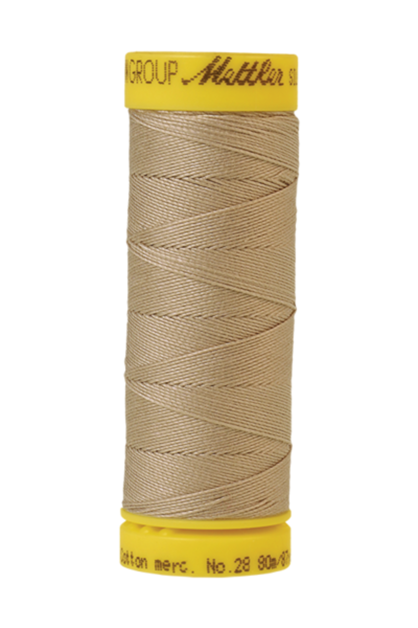 Straw (9128-0538) | Silk-Finish Cotton 28wt (80M / 87Y) | Mettler Thread
